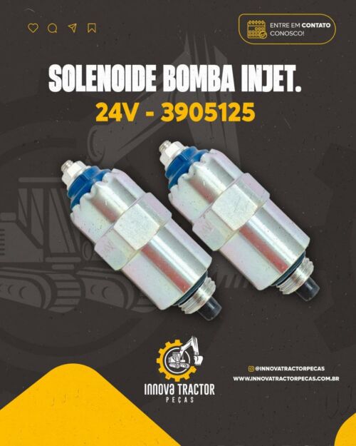 24V - 3905125 - Solenoide Bomba Injetora
